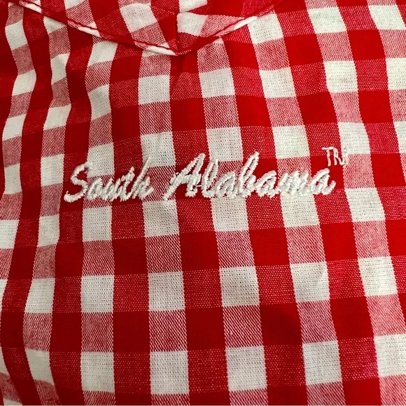 NWT- Red/White Gingham Check Child’s Dress - Size 3T‎ - University South Alabama - Picture 3 of 12